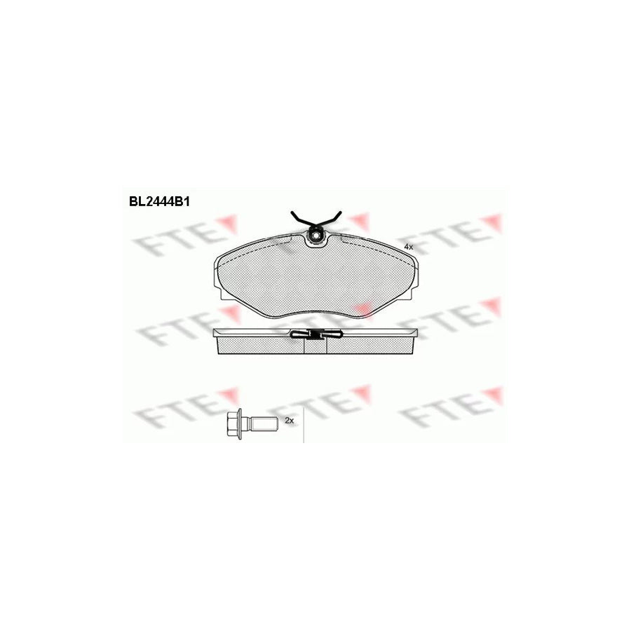 FTE 9010740 Brake Pad Set