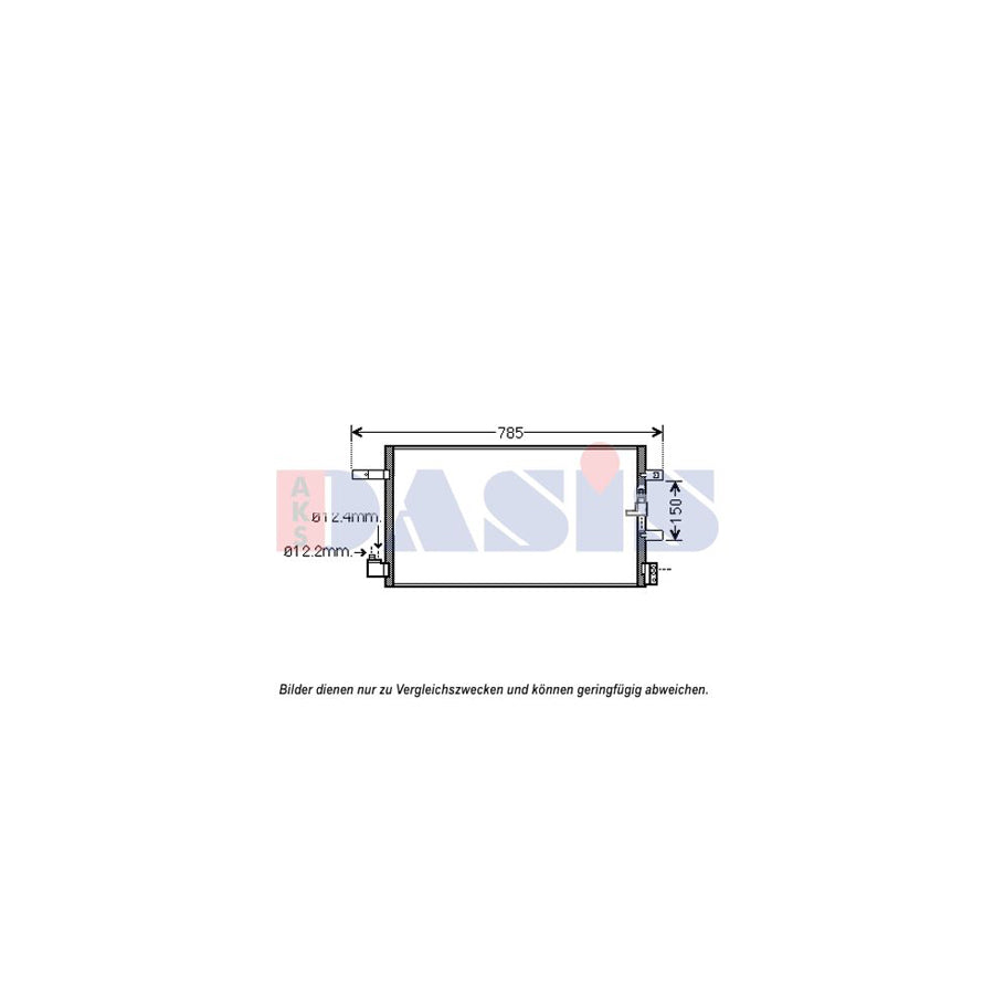 AKS Dasis 482025N Air Conditioning Condenser