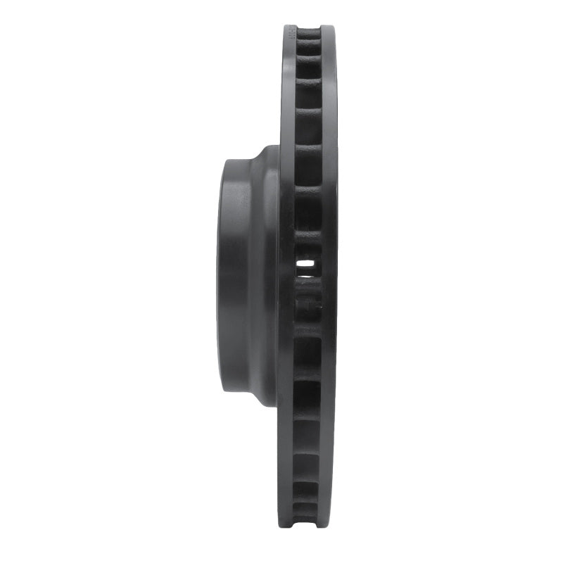 R1 Concepts R1 2007-2008 BMW ALPINA B7 Front Left Drilled & Slotted Black Brake Rotor