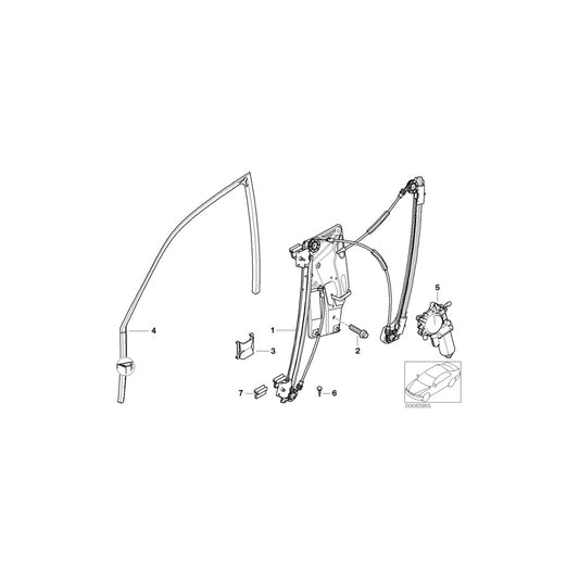 Genuine BMW 51338266768 E39 Csk.Fillister Head Srew (Inc. 530i) | ML Performance US Car Parts