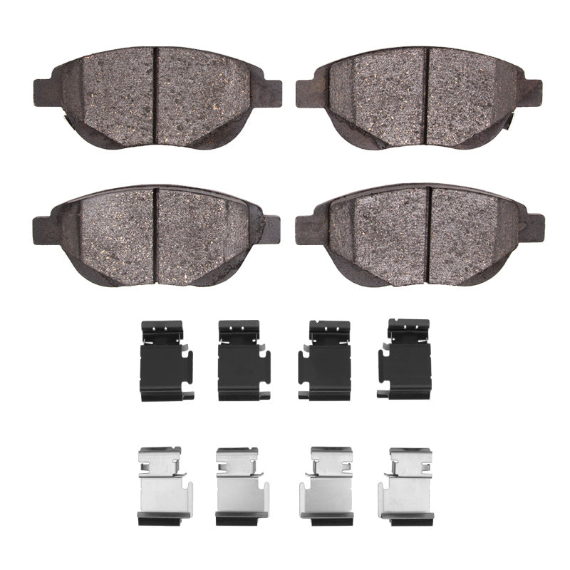 R1 Concepts R1 12-19 Fiat 500 (USA/Canada) Front Ceramic Brake Pads & Hardware Kit