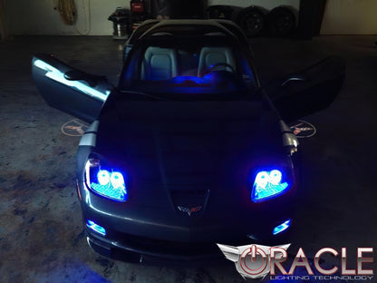 ORACLE Lighting Oracle Chevrolet Corvette C6 05-13 LED Fog Halo Kit - White