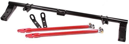 Innovative Mounts Innovative 90-93 Accord H/F-Series Black Steel Competition Traction Bar Kit (H/F-Series engine)