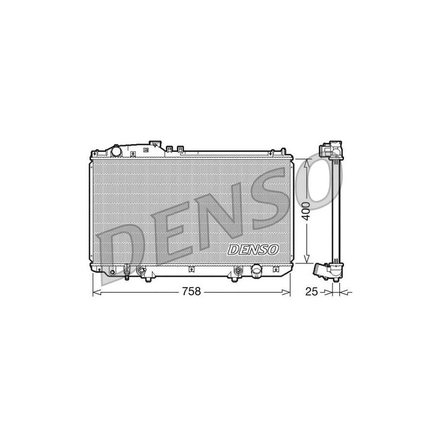 DENSO DRM51006 Engine Radiator for Lexus Sc II Convertible (Z40)