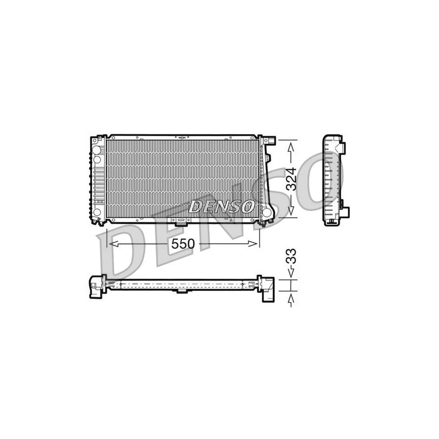 DENSO DRM05058 Engine Radiator