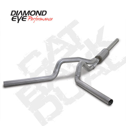 Diamond Eye Performance Diamond Eye KIT 4in Catback DUAL AL: 2004.5-2007.5 DODGE CUMMINS 600