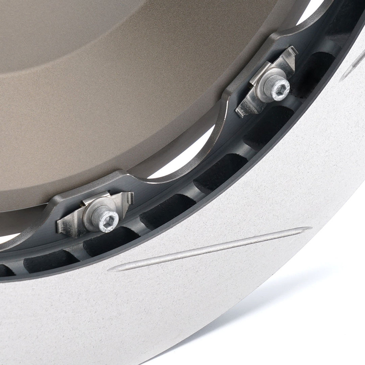 Paragon 2-Piece Brake Discs Rear Pair 350mm x 20mm (13.78" x 0.79") - Tesla Model 3 RWD/AWD / Model Y AWD (Non-Performance) - Larger Rotor