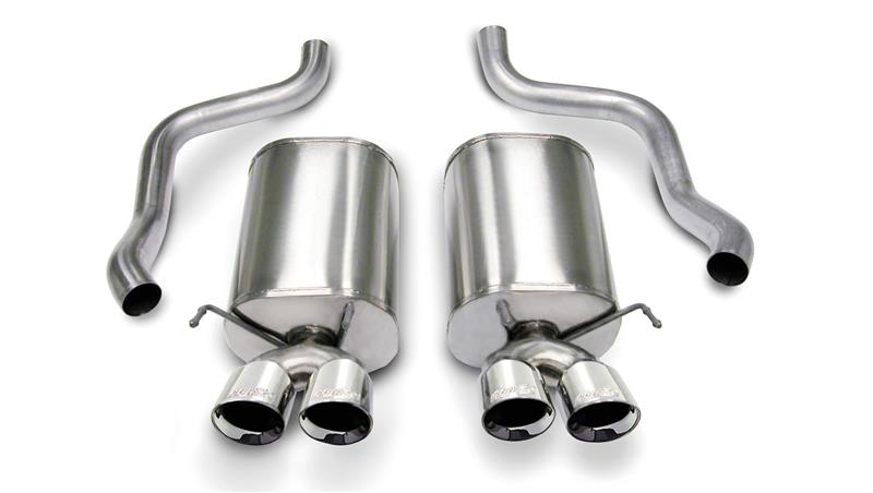 CORSA Performance Corsa 2005-2007 Chevrolet Corvette C6 6.0L V8 Polished Sport Axle-Back Exhaust