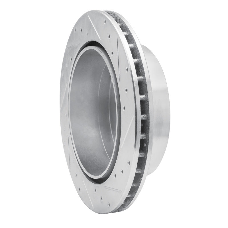 R1 Concepts R1 03-05 Chevrolet Express 2500 Rear Right Drilled & Slotted Silver Brake Rotor