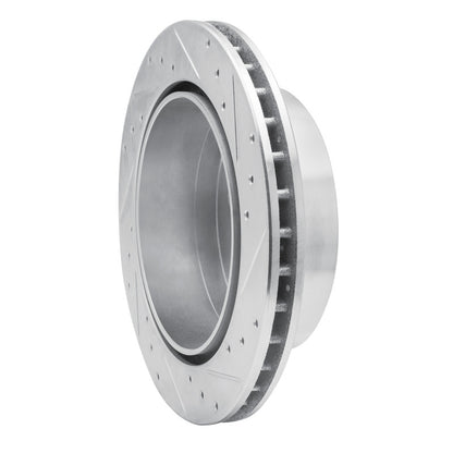 R1 Concepts R1 03-05 Chevrolet Express 2500 Rear Right Drilled & Slotted Silver Brake Rotor