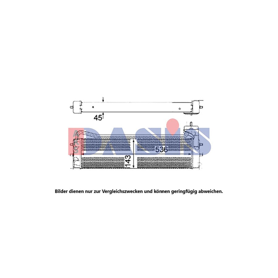 AKS Dasis 056048N Engine Oil Cooler