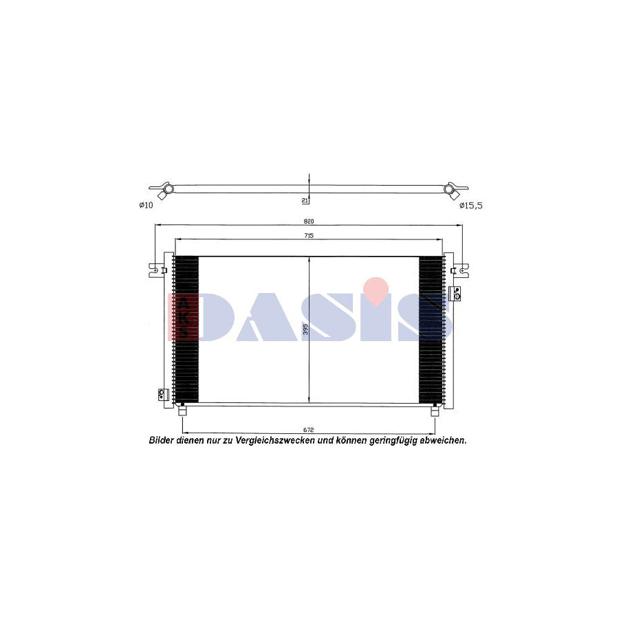 AKS Dasis 072036N Air Conditioning Condenser