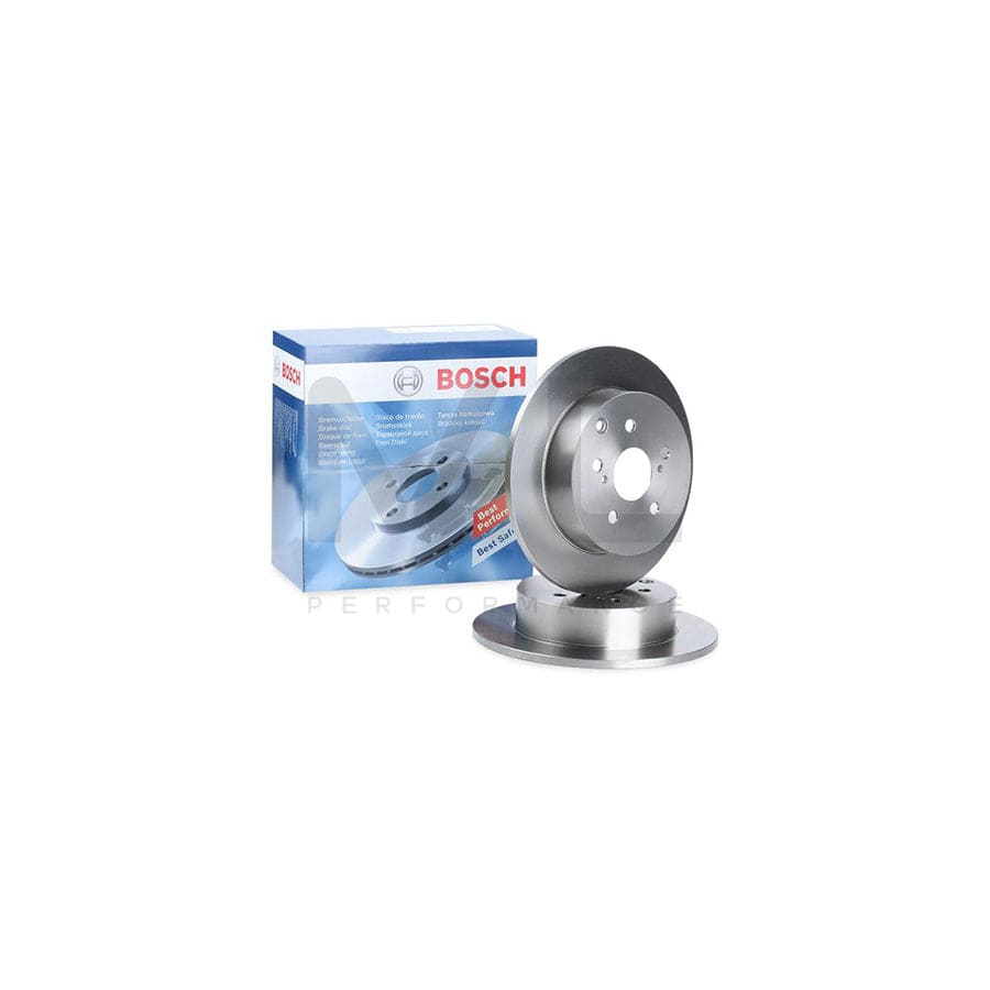 BOSCH 0 986 479 574 Brake Disc for TOYOTA Verso (AR20) Solid, Oiled | ML Performance Car Parts