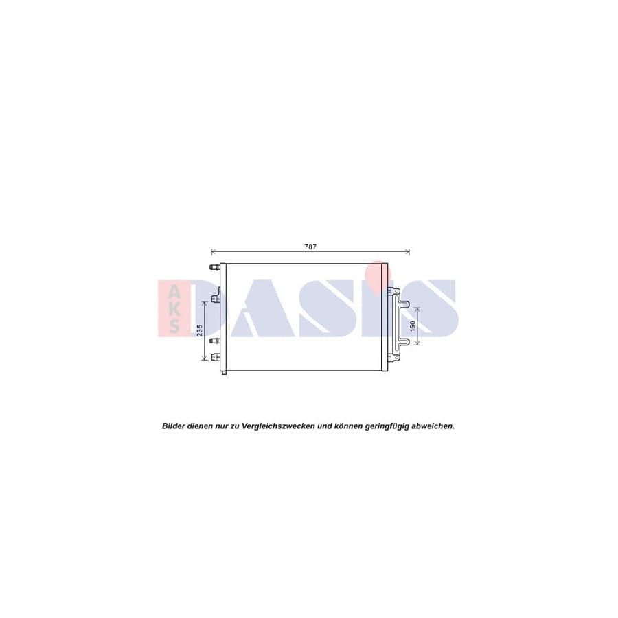 AKS Dasis 482028N Engine Radiator for Audi A8 D4 (4H2, 4H8, 4Hc, 4Hl)