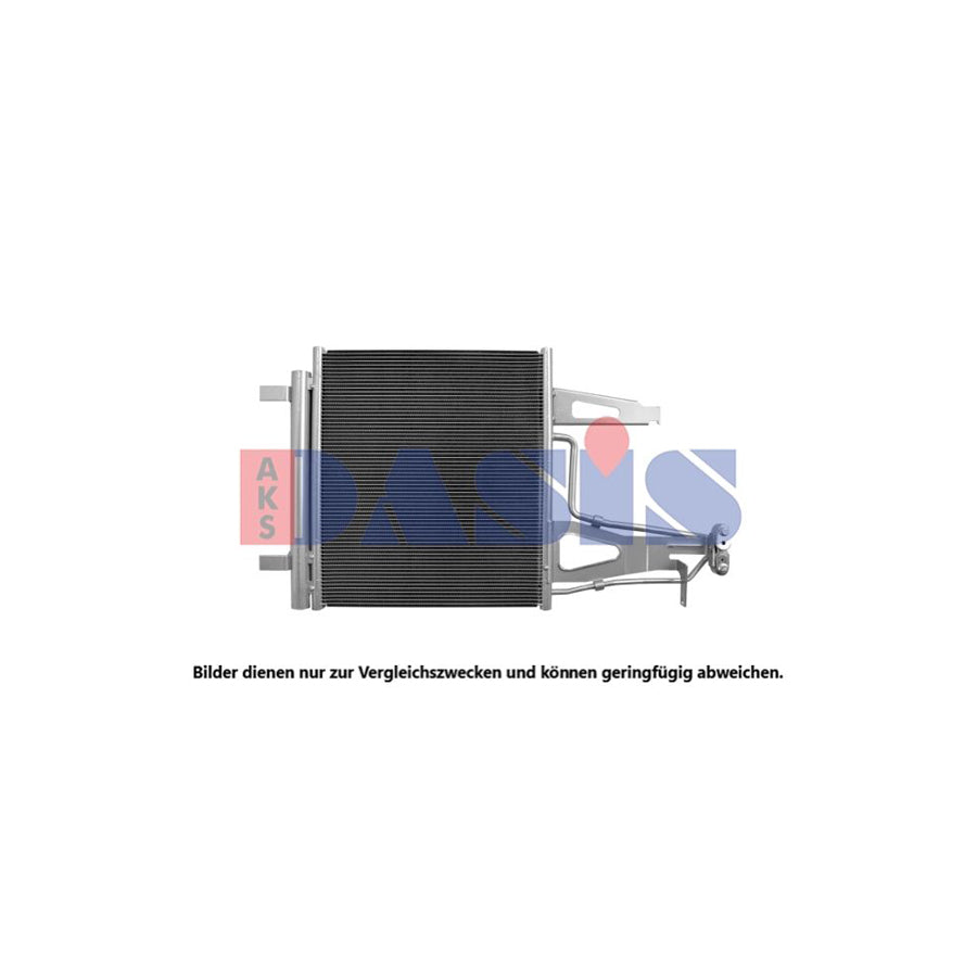 AKS Dasis 042045N Air Conditioning Condenser for VW Up