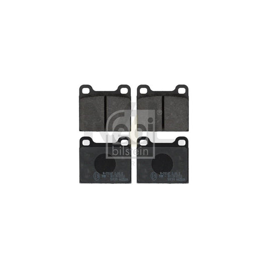Febi Bilstein 16290 Brake Pad Set Rear Axle, Excl. Wear Warning Contact