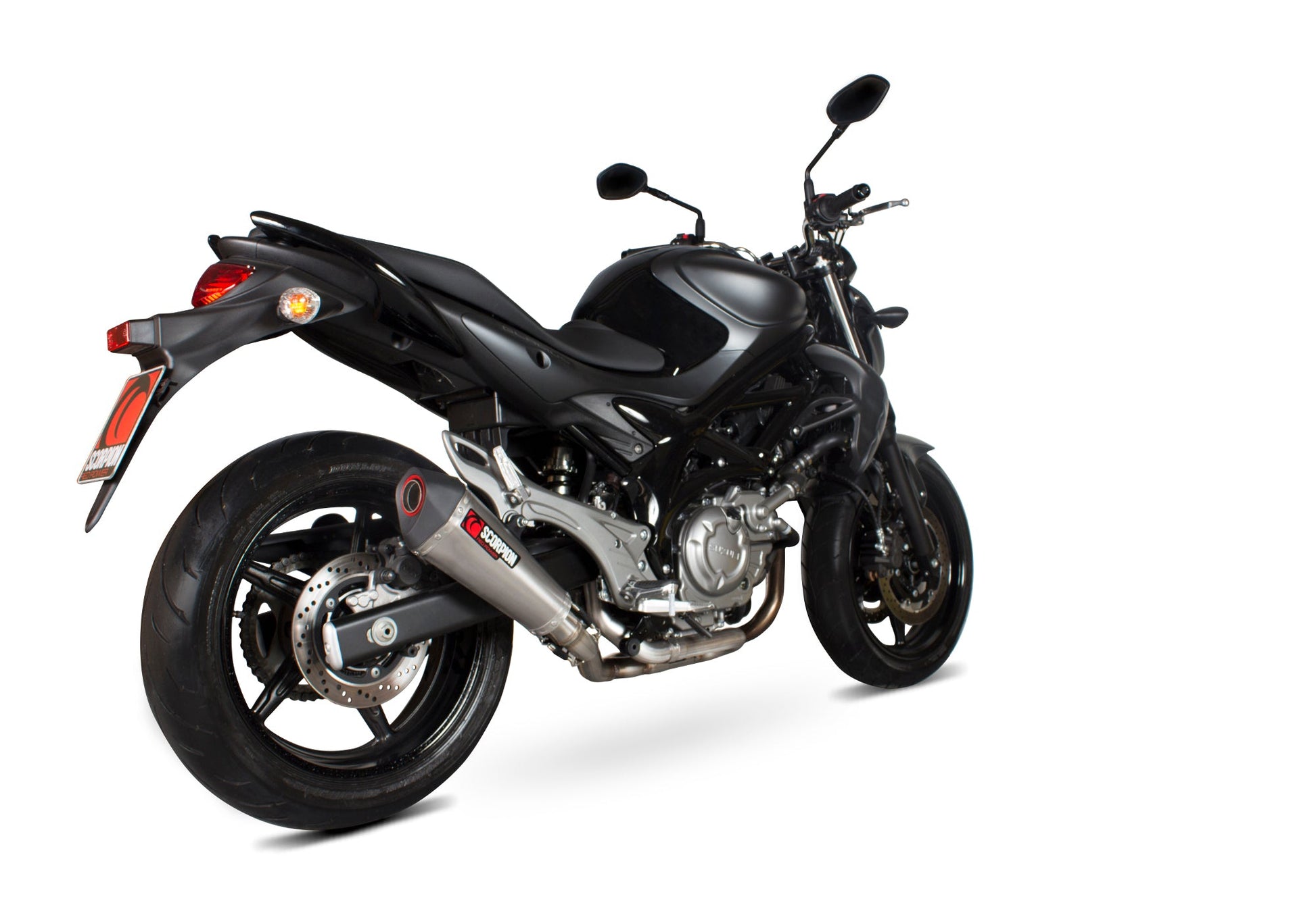 Scorpion RSI105SYSSEO Suzuki Gladius 650 Serket Taper Full System - Brushed Stainless Steel Sleeve | ML Performance US US