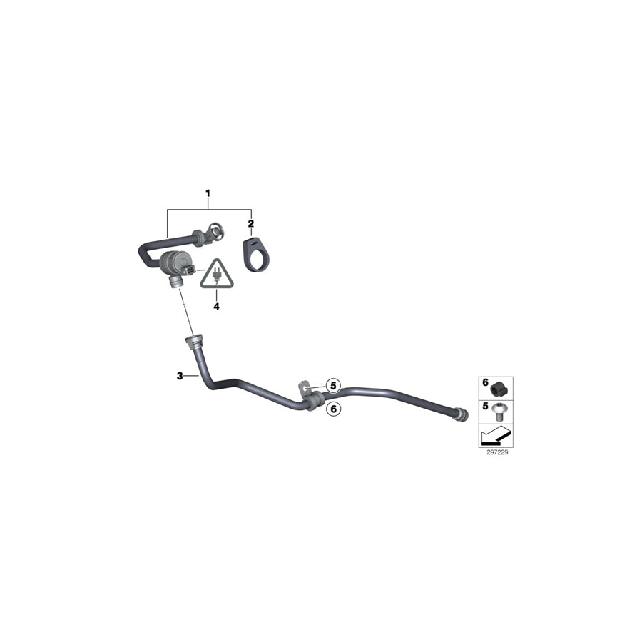 Genuine BMW Mini 07146976577 E88 E84 E92 Fillister Head Screw With Collar M8X16 (Inc. X1 20dX, X1 28i & Cooper SD) | ML Performance US Car Parts