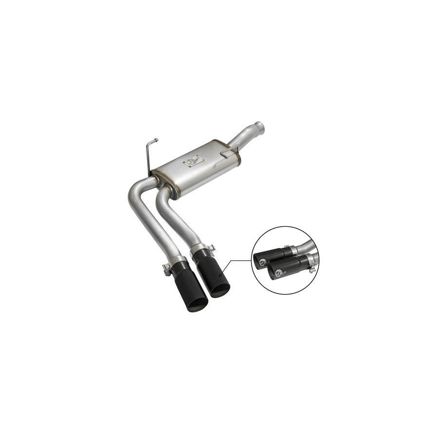  aFe 49-44070-B Cat-Back Exhaust System GM Silverado/Sierra 1500 09-18 / Silverado LD/Sierra Limited 2019 V6-4.3/V8-4.8/5.3L  | ML Performance US Car Parts