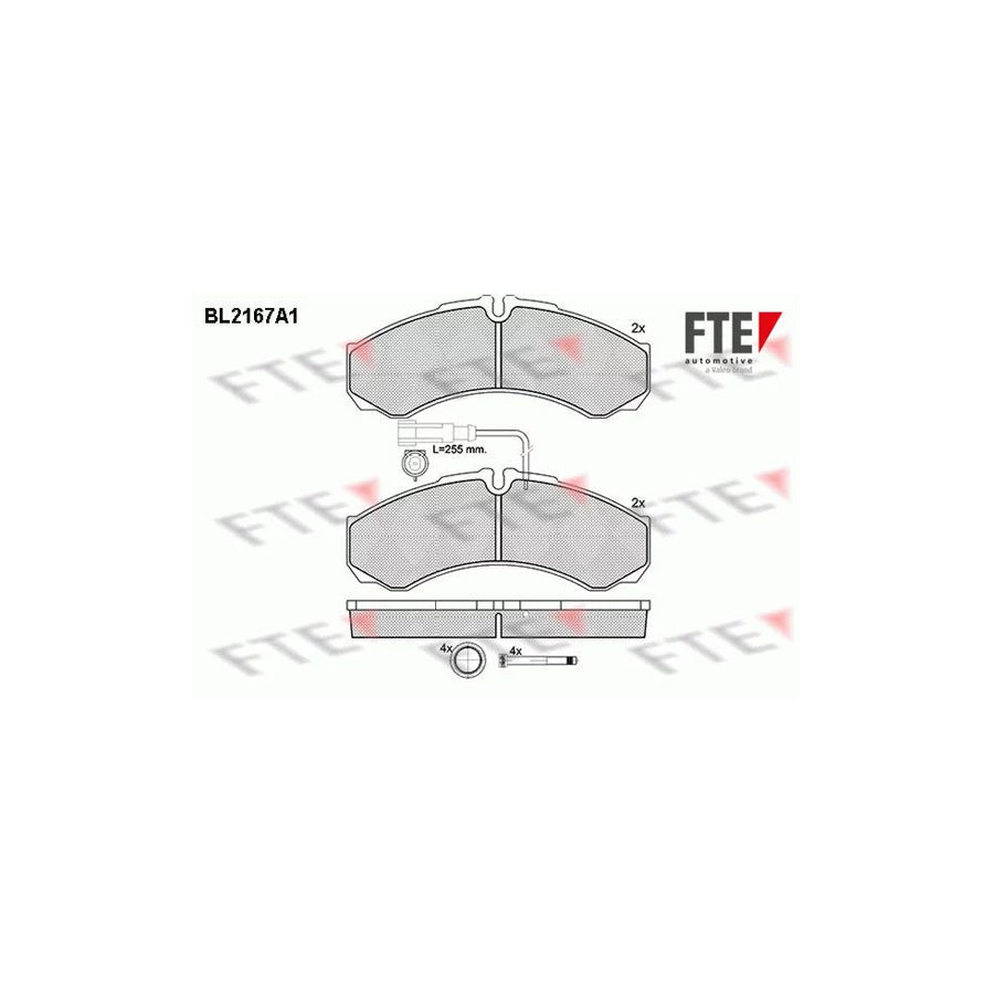 FTE Bl2167A1 Brake Pad Set