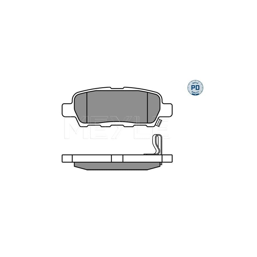 Meyle 025 238 7114/Pd Brake Pad Set