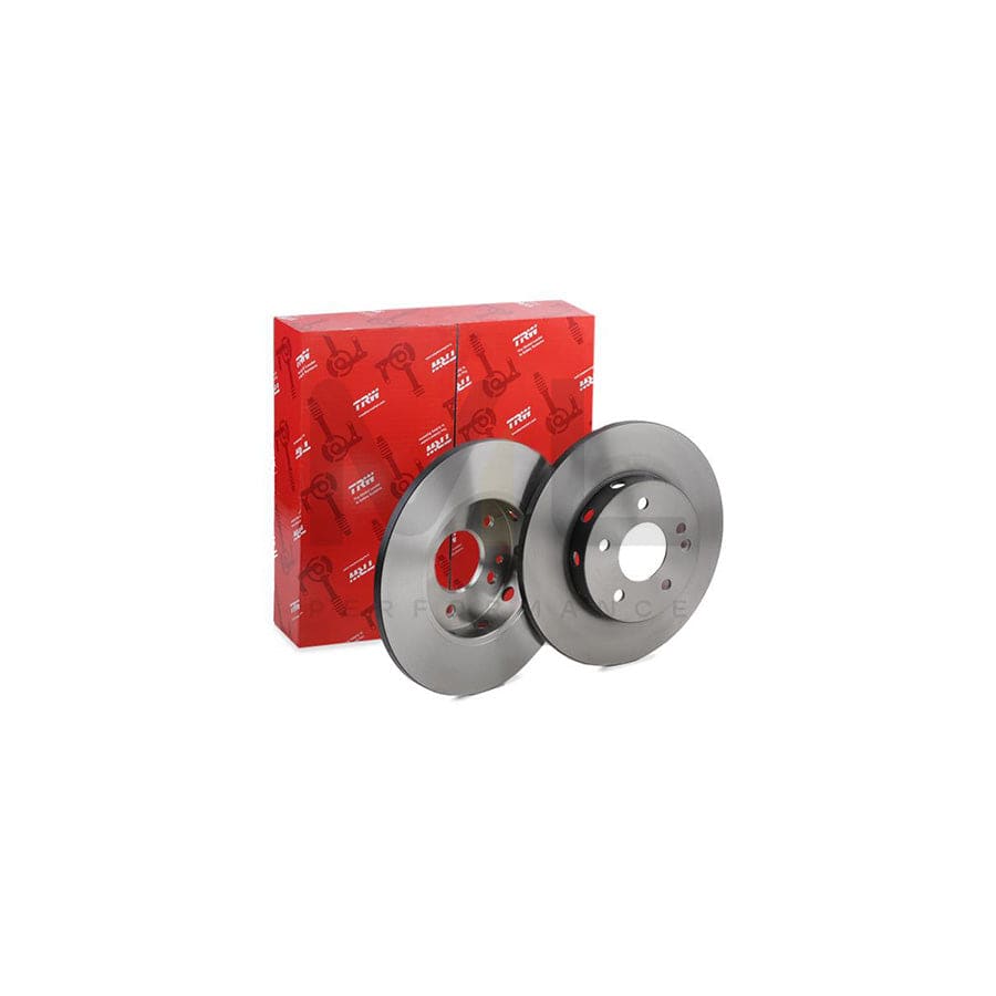 TRW DF2654 Brake Disc suitable for MERCEDES-BENZ C-Class Saloon (W202) Solid, Painted | ML Performance Car Parts
