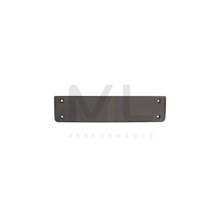 BLIC 5703-05-9547920P Number plate holder for VW PASSAT Front, Black, frameless | ML Performance Car Parts