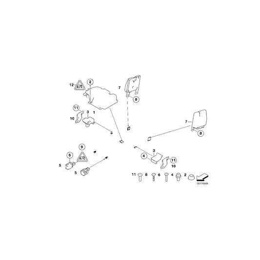 Genuine BMW Mini 61136925183 E83 R53 Socket Housing 2 POL. (Inc. Cooper & X3) | ML Performance US Car Parts