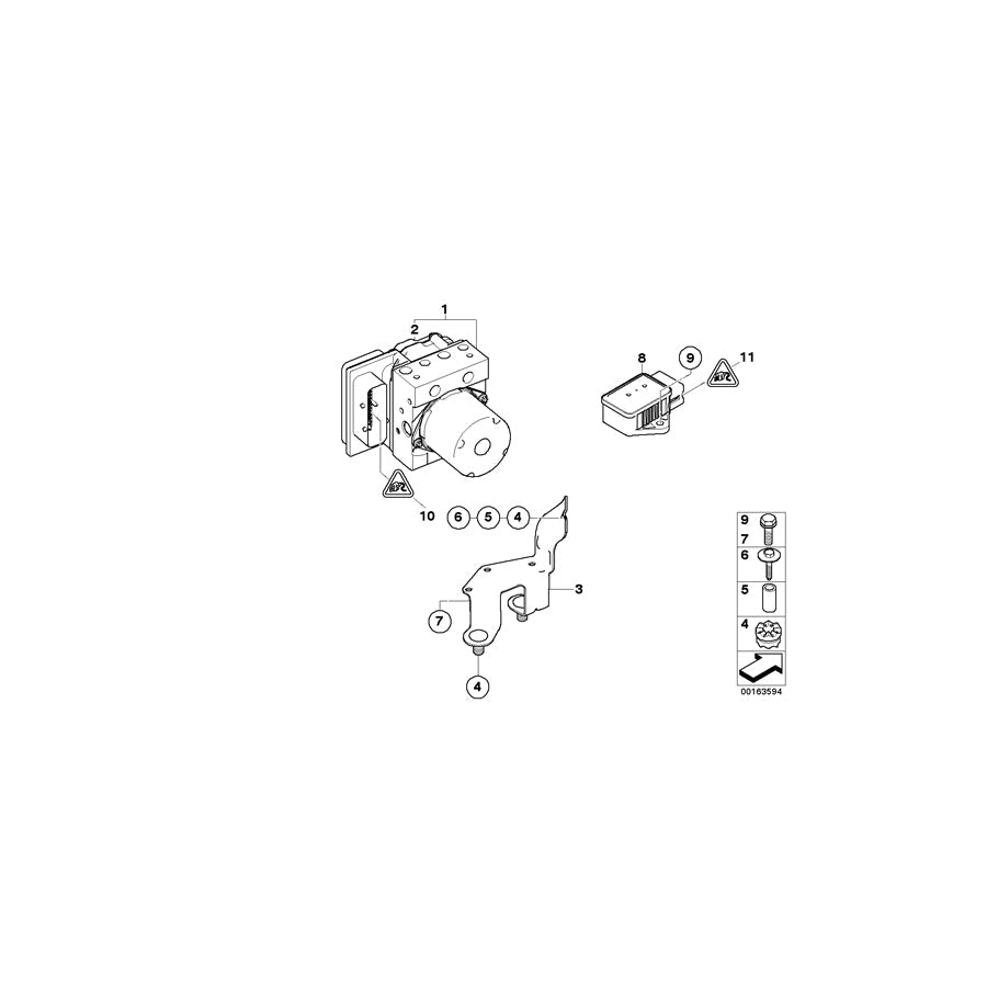 Genuine BMW Mini 61136920061 Slider (Inc. One Eco 55kW, Cooper D & X3 2.5i) | ML Performance US Car Parts