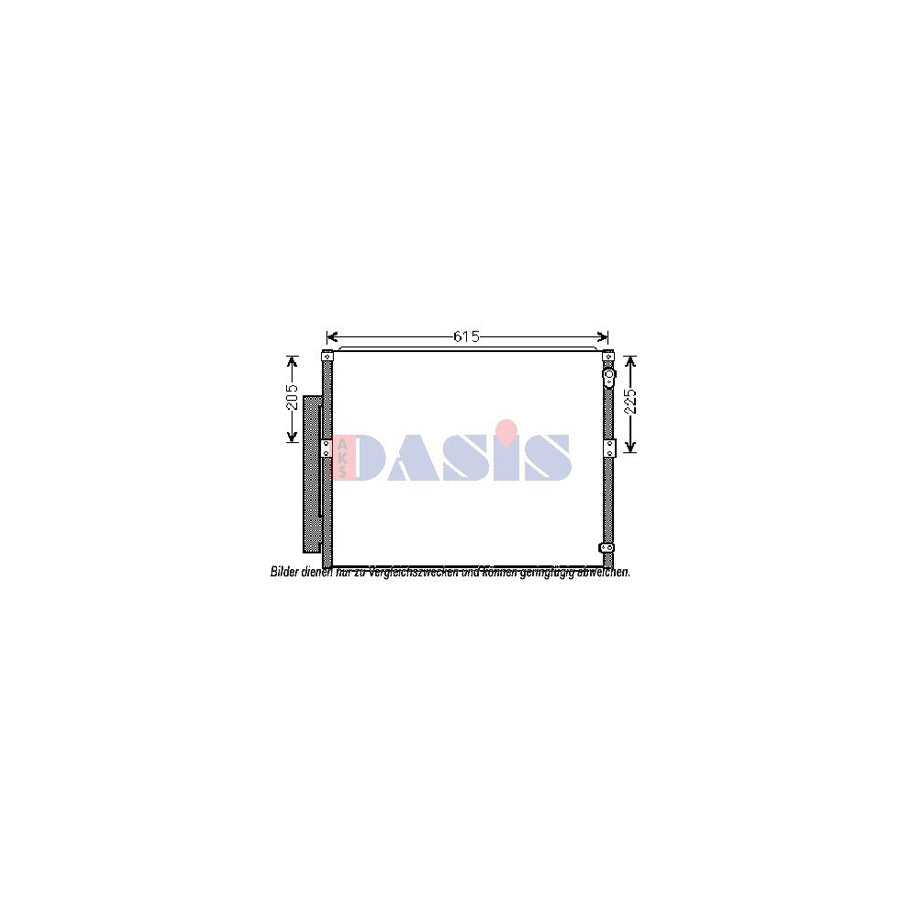 AKS Dasis 885809N High Pressure Line, Air Conditioning for Ford Transit