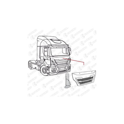Covind 570/160 Air Deflector, Driver Cab