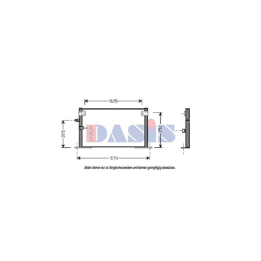 AKS Dasis 212900N Air Conditioning Condenser