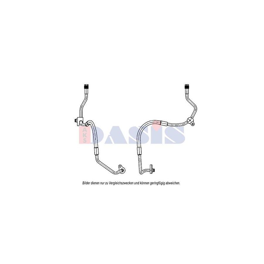 AKS Dasis 885813N High Pressure Line, Air Conditioning