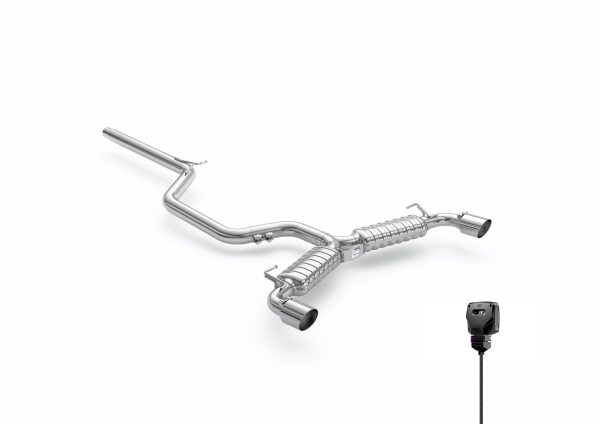 Eisenmann B5458.20764 Race Rear Muffler For BMW 3 Series Sedan
