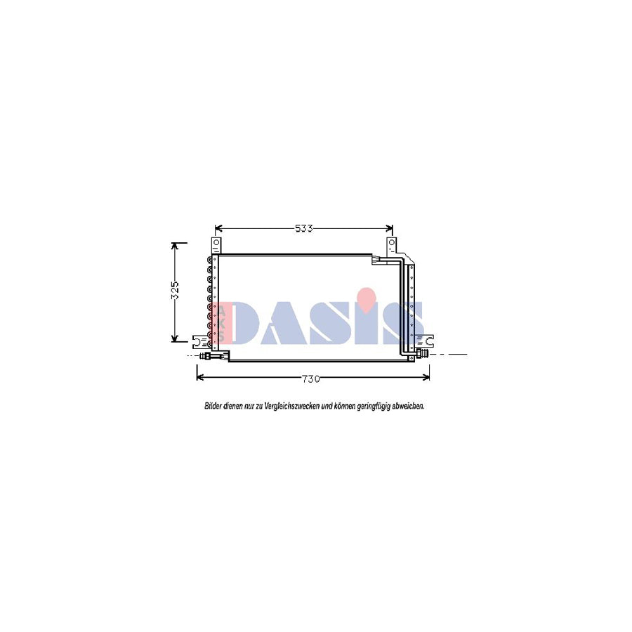 AKS Dasis 352010N Air Conditioning Condenser