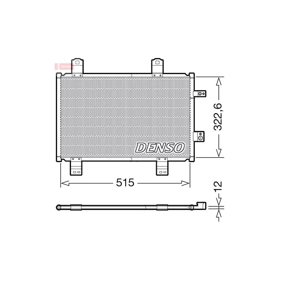 DENSO DCN44018 Air Conditioning Condenser