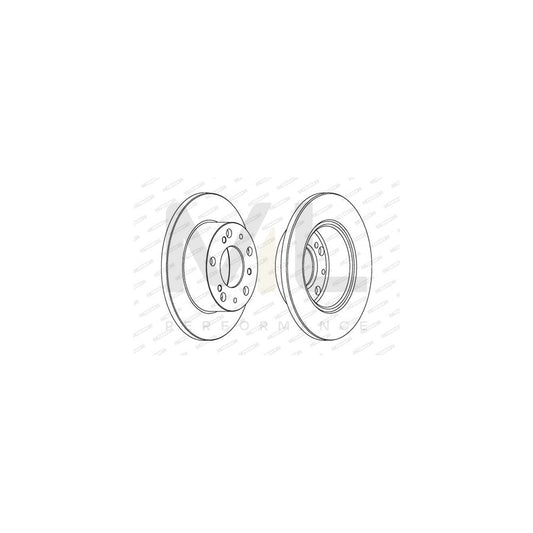 FERODO DDF766-1 Brake Disc Vented | ML Performance Car Parts