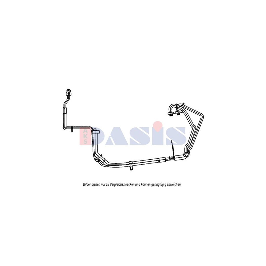 AKS Dasis 885817N High- / Low Pressure Line, Air Conditioning for Ford Transit