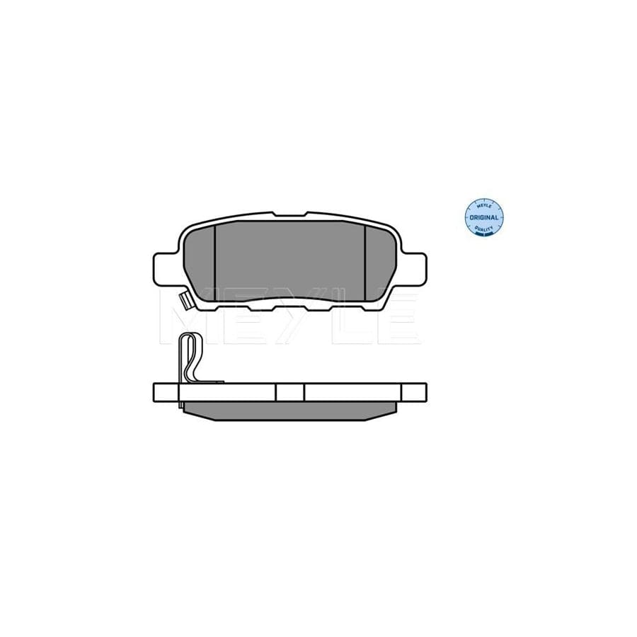 Meyle 025 238 7114/W Brake Pad Set