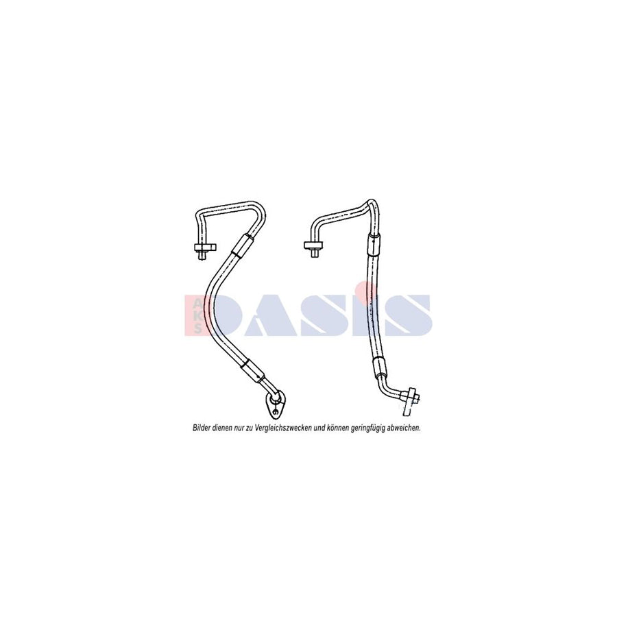 AKS Dasis 885814N High Pressure Line, Air Conditioning for Ford Focus