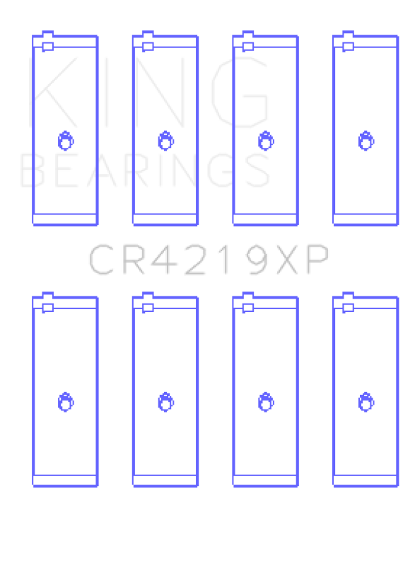 King Engine Bearings Toyota 1Rz/2Rz/3Rz (Size +0.25mm) Connecting Rod Bearing Set