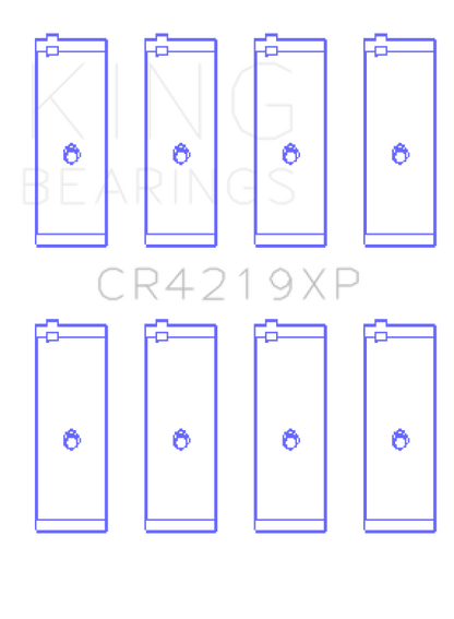 King Engine Bearings Toyota 1Rz/2Rz/3Rz (Size +0.50mm) Connecting Rod Bearing Set