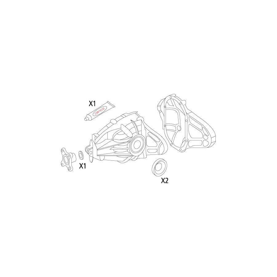 Corteco 19535935 Gasket Set, Differential