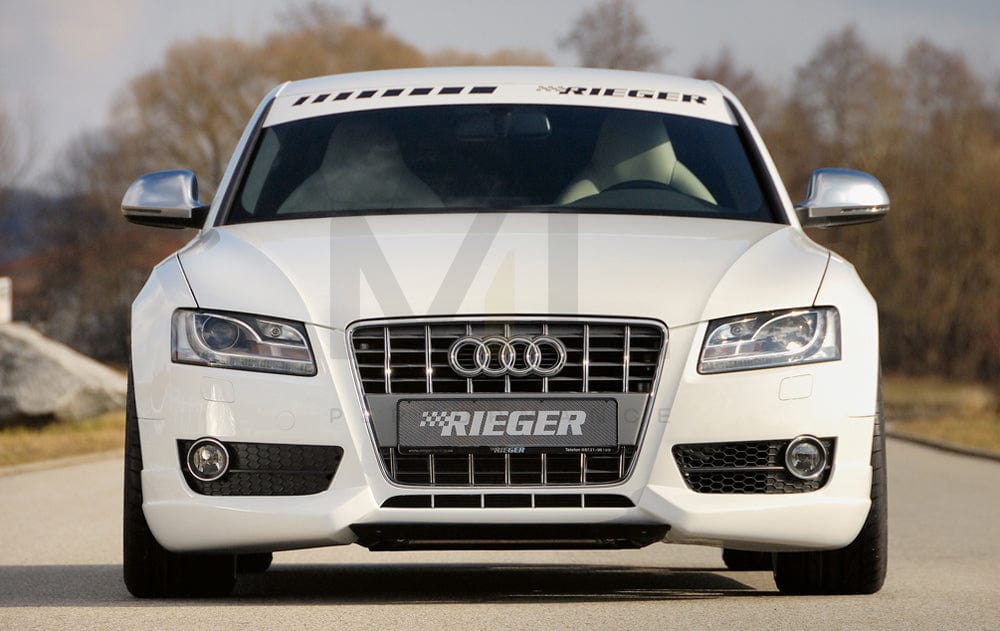 Rieger 00055411 Audi B8 B81 A5 Front Splitter 4 | ML Performance UK Car Parts