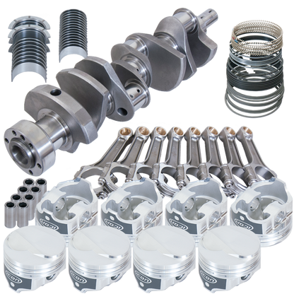 Eagle Chevy 454 1Pc 4.000in Crank 6.135in I-Beam Rods 18cc Dome 4.250in Pistons Rotating Assembly