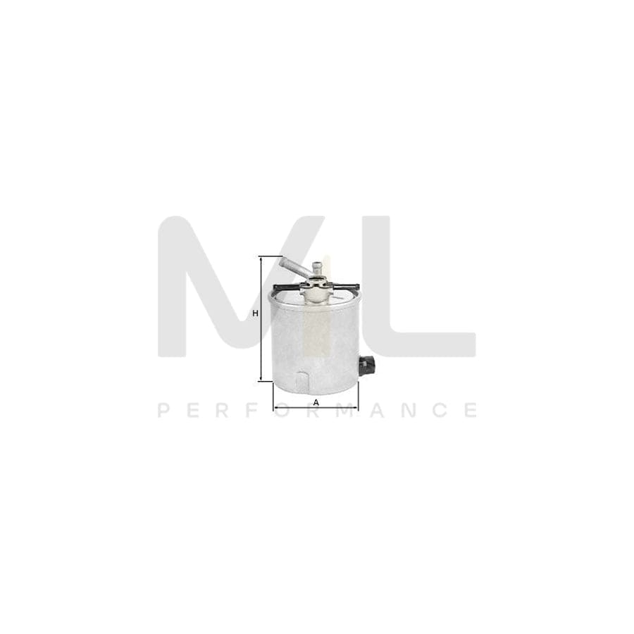 MANN-FILTER WK 939/15 Fuel filter In-Line Filter