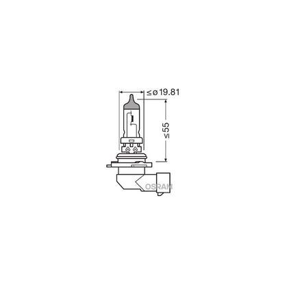 OSRAM SUPER BRIGHT PREMIUM HB4 12V 80W P22D standard 9006 base