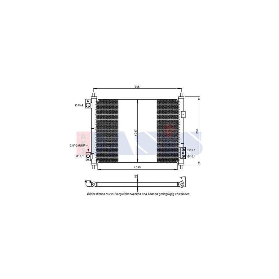 AKS Dasis 072049N Air Conditioning Condenser