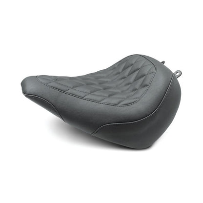 Mustang Motorcycle Mustang 18-21 Harley Breakout Wide Tripper Solo Seat Diamond Stitch - Black
