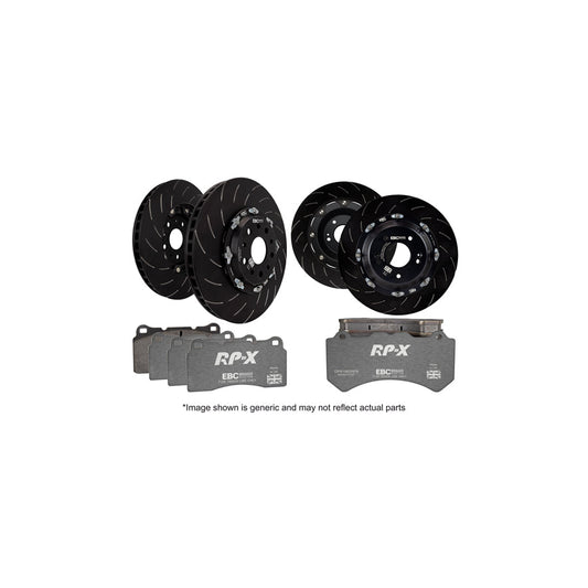 EBC P2DK028RPX Audi Lamborghini Full Vehicle Kit RPX Full Race Pads & 2-Piece Fully-Floating Discs - Brembo Caliper (Inc. R8 & Gallardo) 1 | ML Performance US Car Parts
